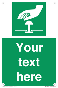 Custom Safe condition: Emergency stop button